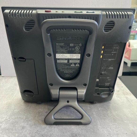 Rare Sharp AQUOS LC-13E1UB 13" Liquid Crystal LCD Color Vintage Retro Gaming TV - Picture 8 of 16